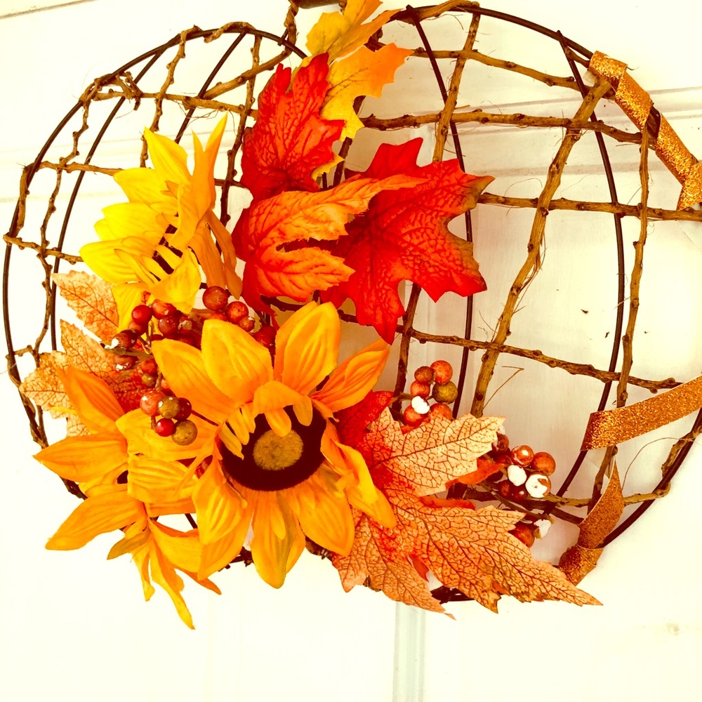 Pumpkin Wreath